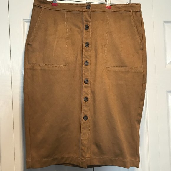 M&S Tan skirt - Picture 1 of 4